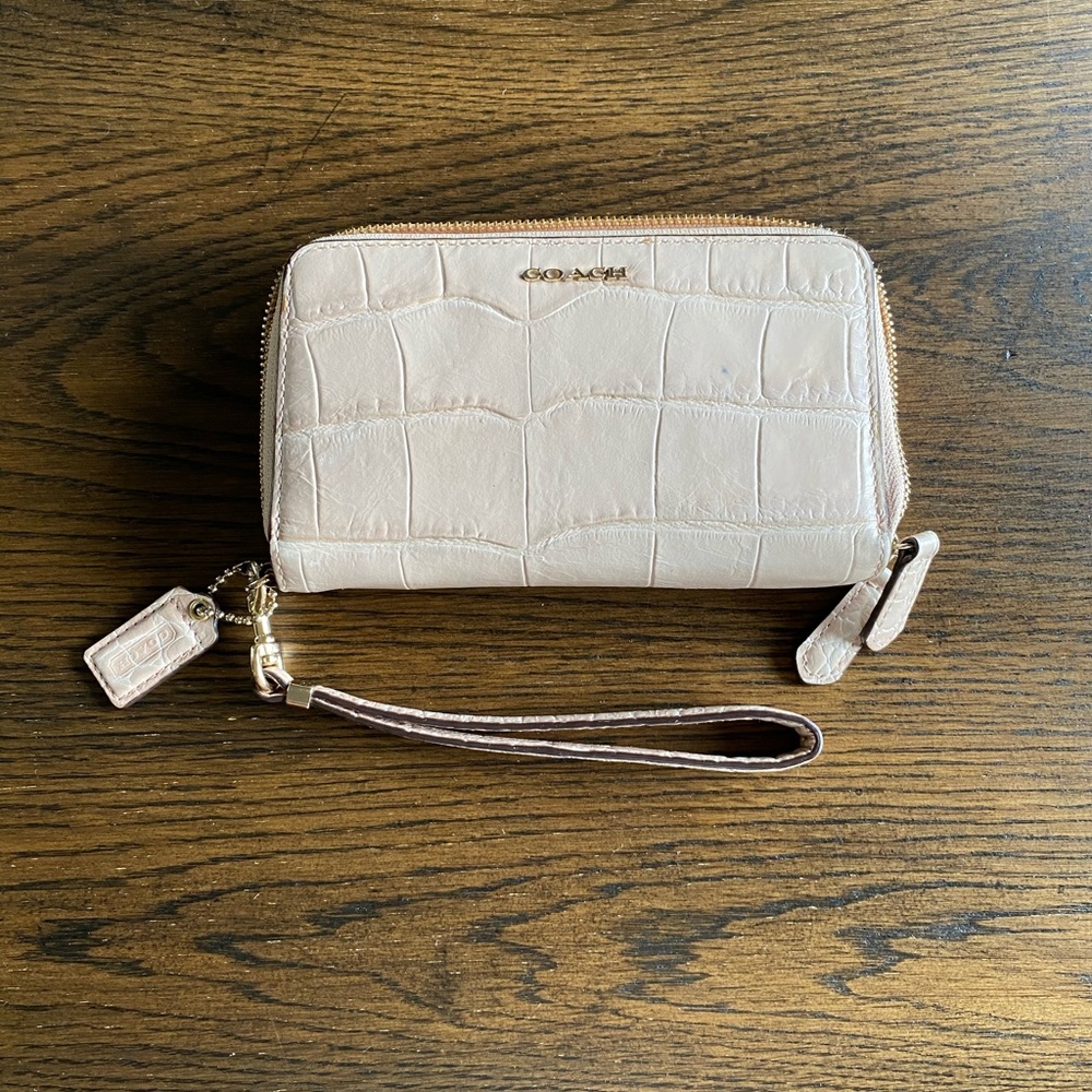 Coach Double Zip Wallet